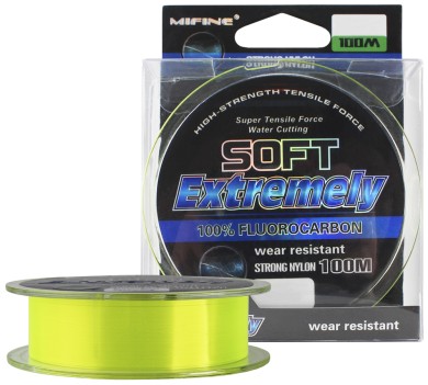 леска /MIFINE/ SOFT EXTREMELY 100% Fluorocarbon (100м) 0,35мм 16.5кг GN35